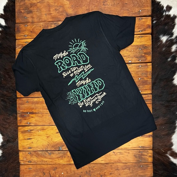 Go Fast Don’t Die “Irish Blessing” limited edition vintage slub tee. NWOT - Picture 1 of 5